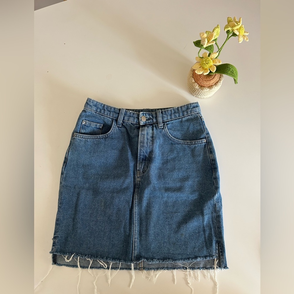 Denim Blue Skirt